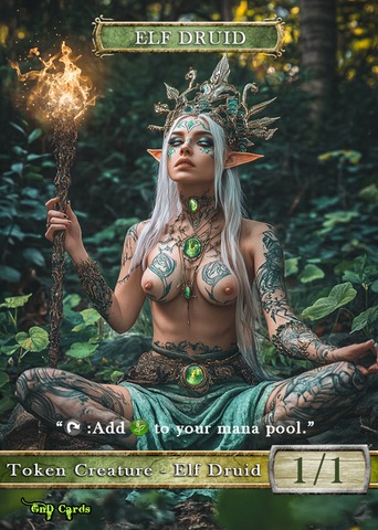Elf Druid #17 Nude